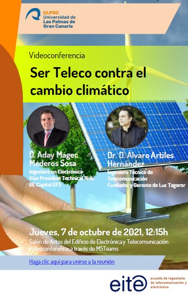 Conferencia - Ser Teleco contra el cambio climático